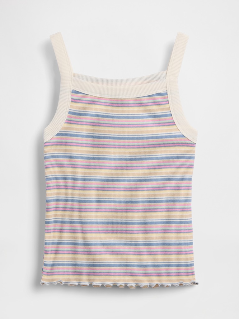 Kids Rib Square-Neck Tank Top
