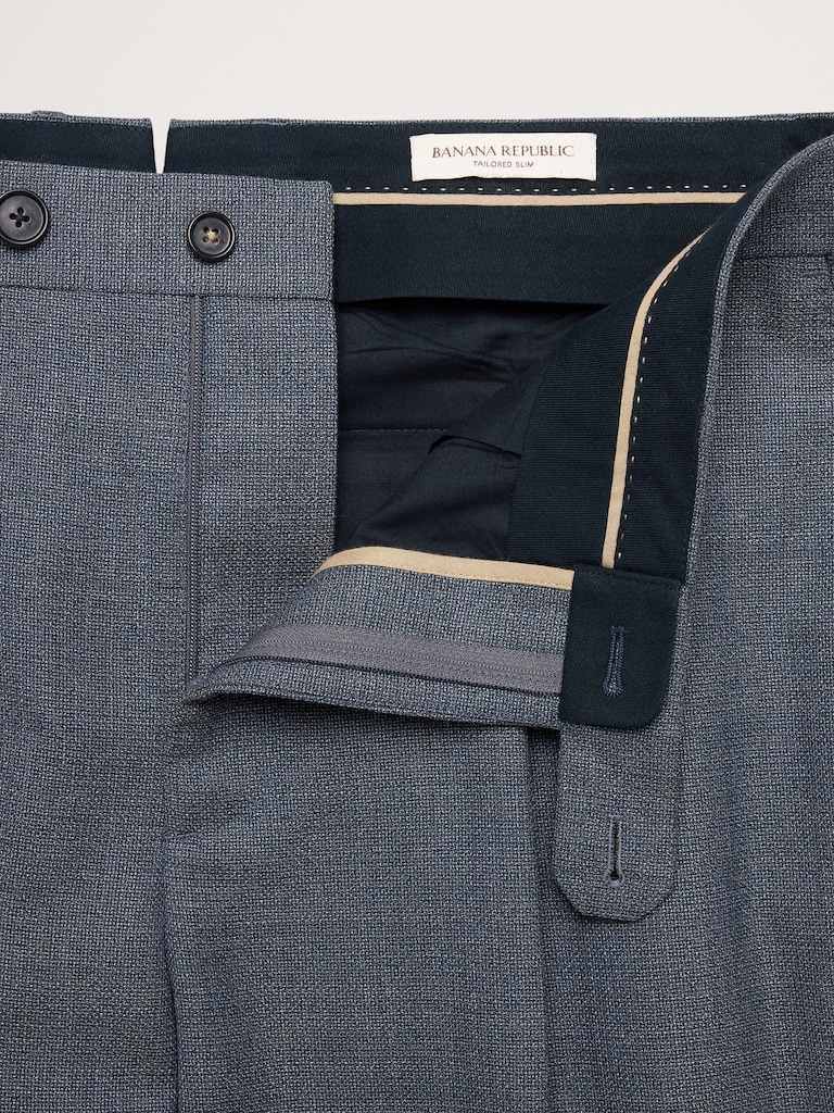 Italian Wool Ventile Suit Pant