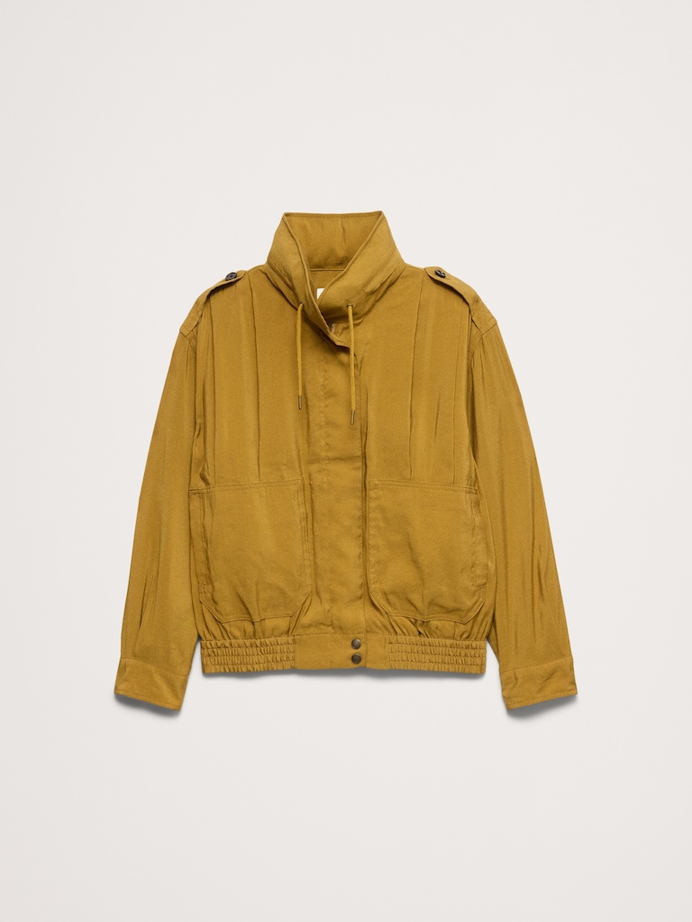Luster Twill Utility Jacket