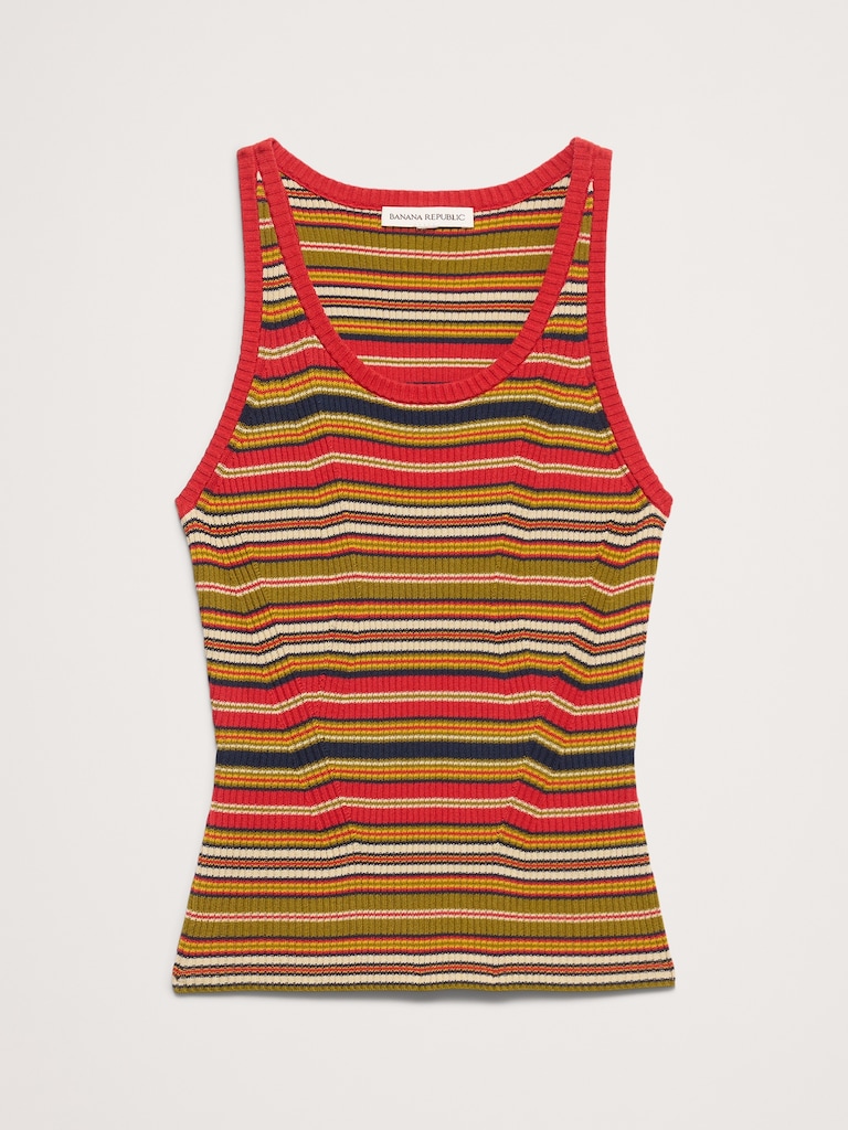 Ribbed Cotton Tank