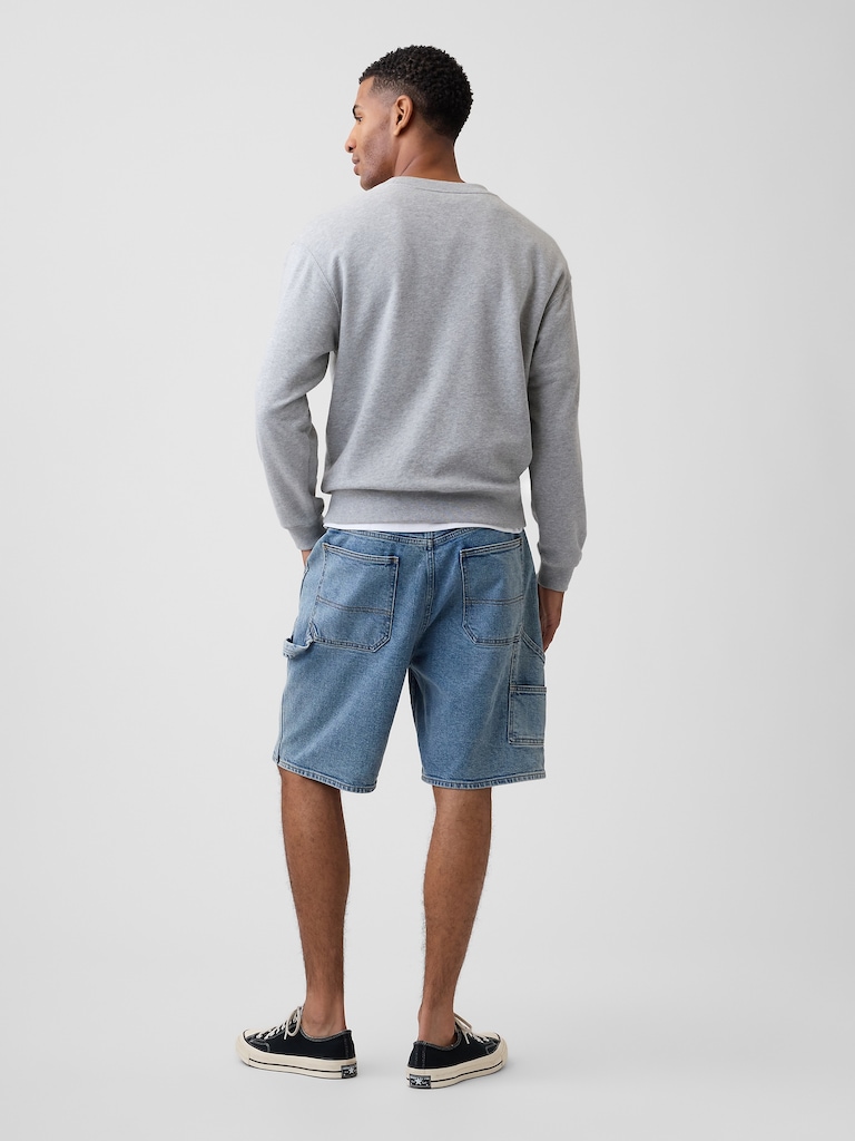 9" Denim Carpenter Shorts