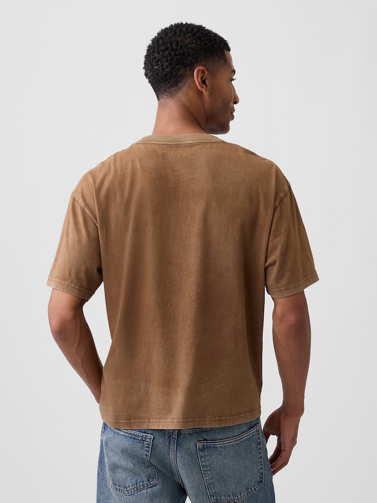 Everyday Soft Boxy Gap Logo T-Shirt