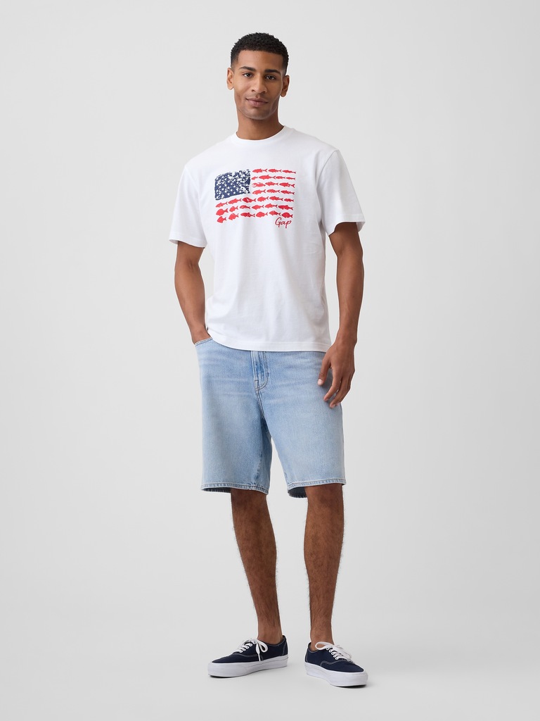 Everyday Soft Relaxed Americana Graphic T-Shirt