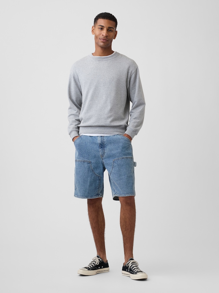 9" Denim Carpenter Shorts