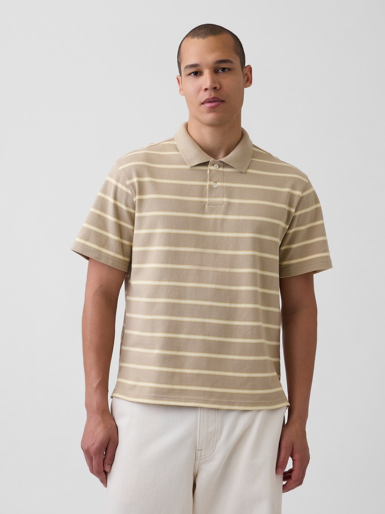 Relaxed Pique Polo