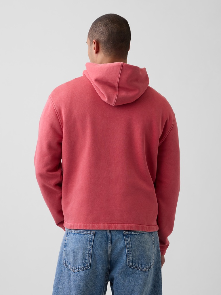 VintageSoft Oversized Americana Logo Hoodie