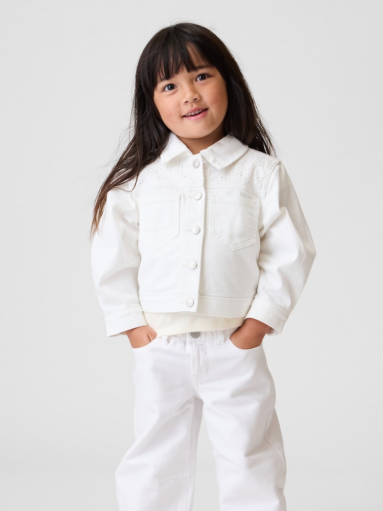 Baby & Toddler Eyelet Denim Jacket