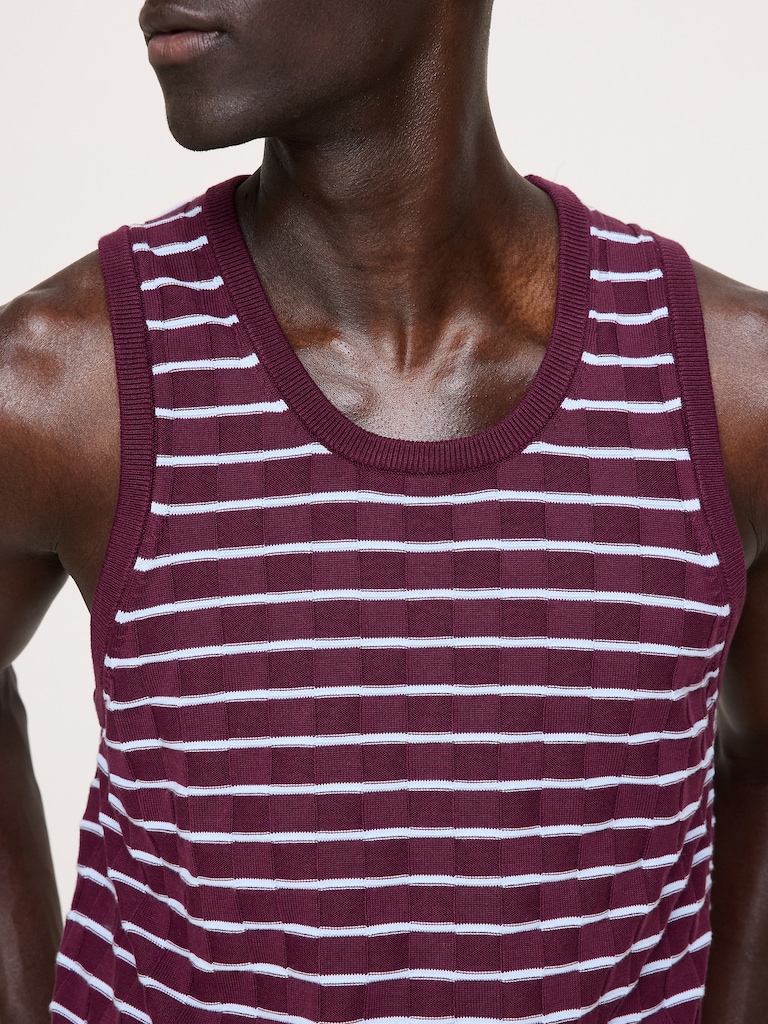Cotton Stripe Tank