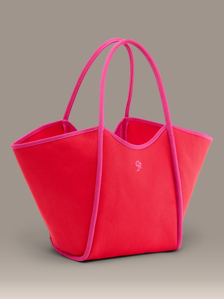 Old Navy x Christopher John Rogers Large Canvas Tote Bag