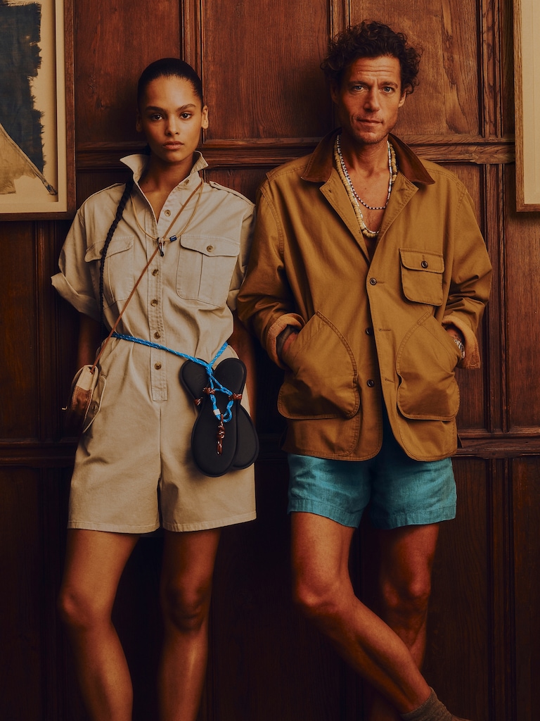 Archive Reissue Walking Jacket with Suede Collar