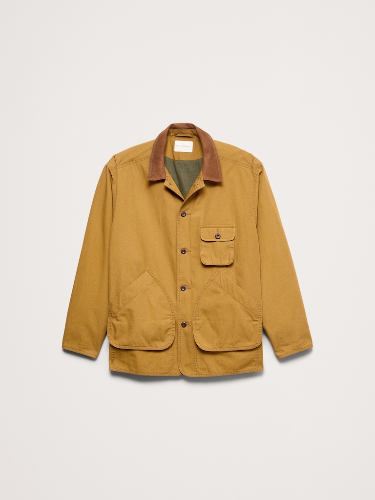 Archive Reissue Walking Jacket with Suede Collar