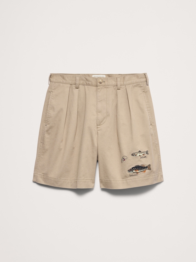 Archive Reissue Pleated Fishing Short