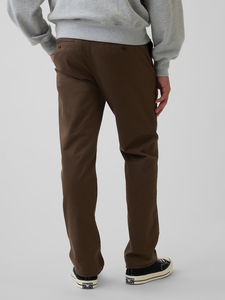 Modern Straight Khakis