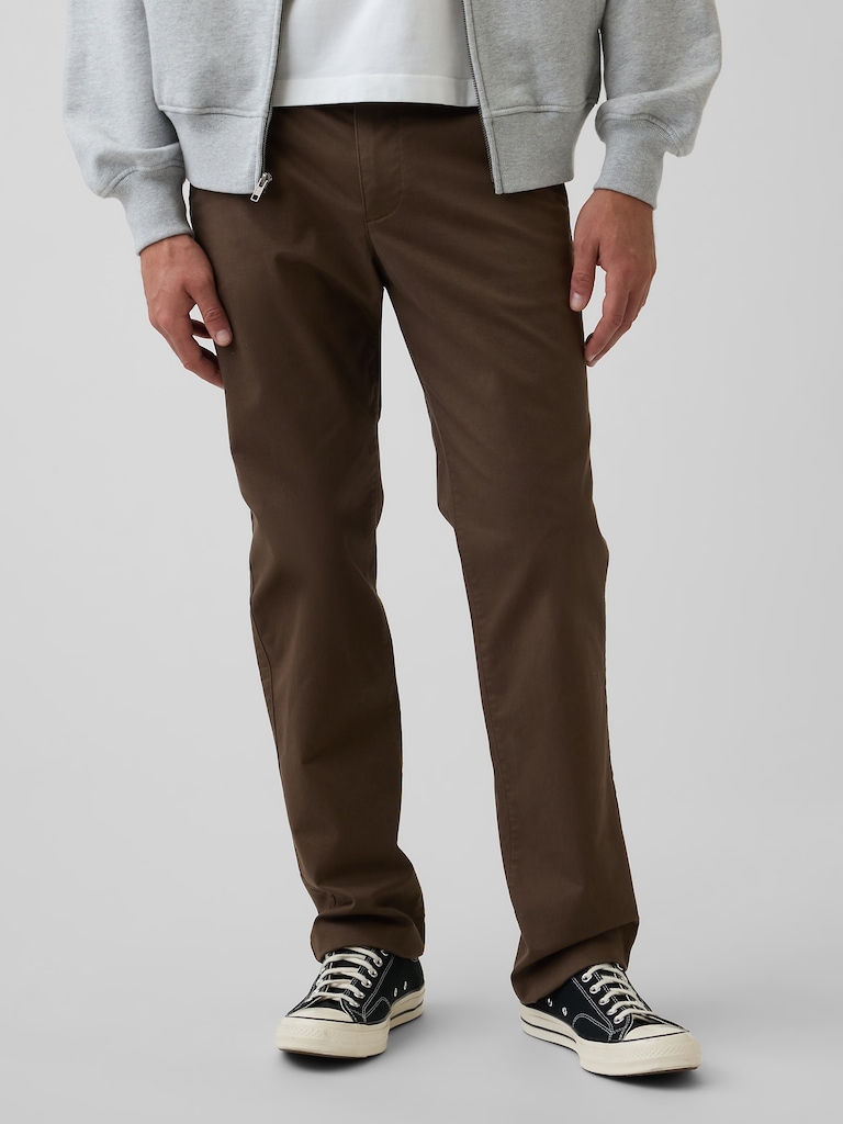Modern Straight Khakis