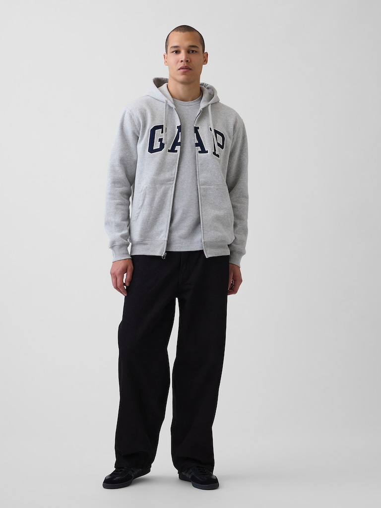 Adult VintageSoft Arch Logo Zip Hoodie