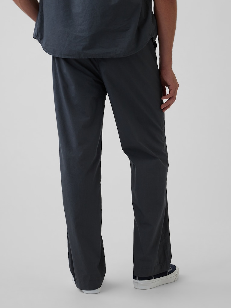 Pantalon ample années 90 en popeline