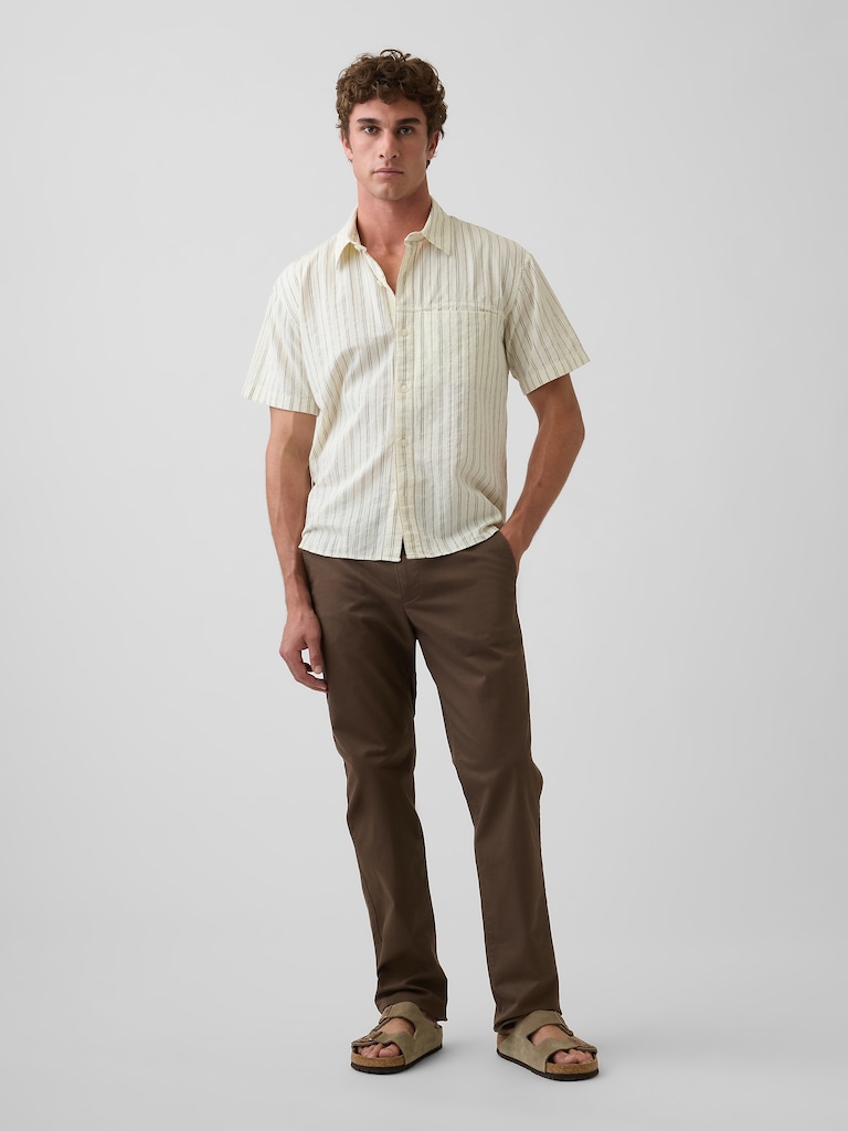 Modern Straight Khakis
