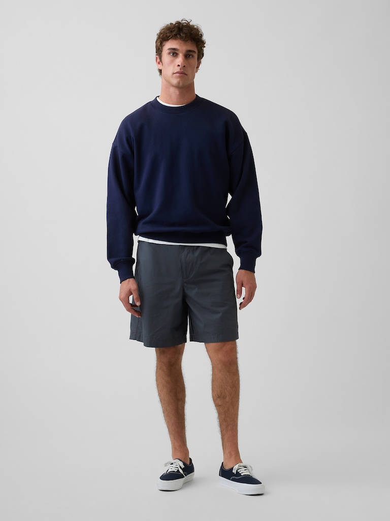7" Poplin Relaxed Shorts