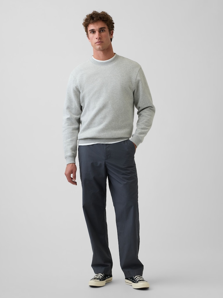 Pantalon ample années 90 en popeline
