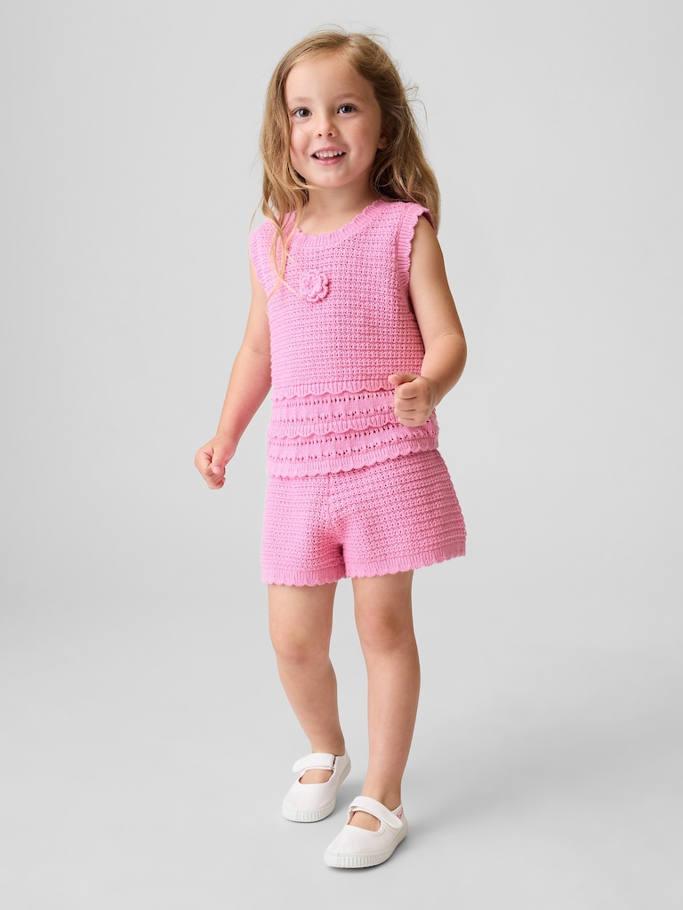 Baby & Toddler Crochet Pull-On Shorts