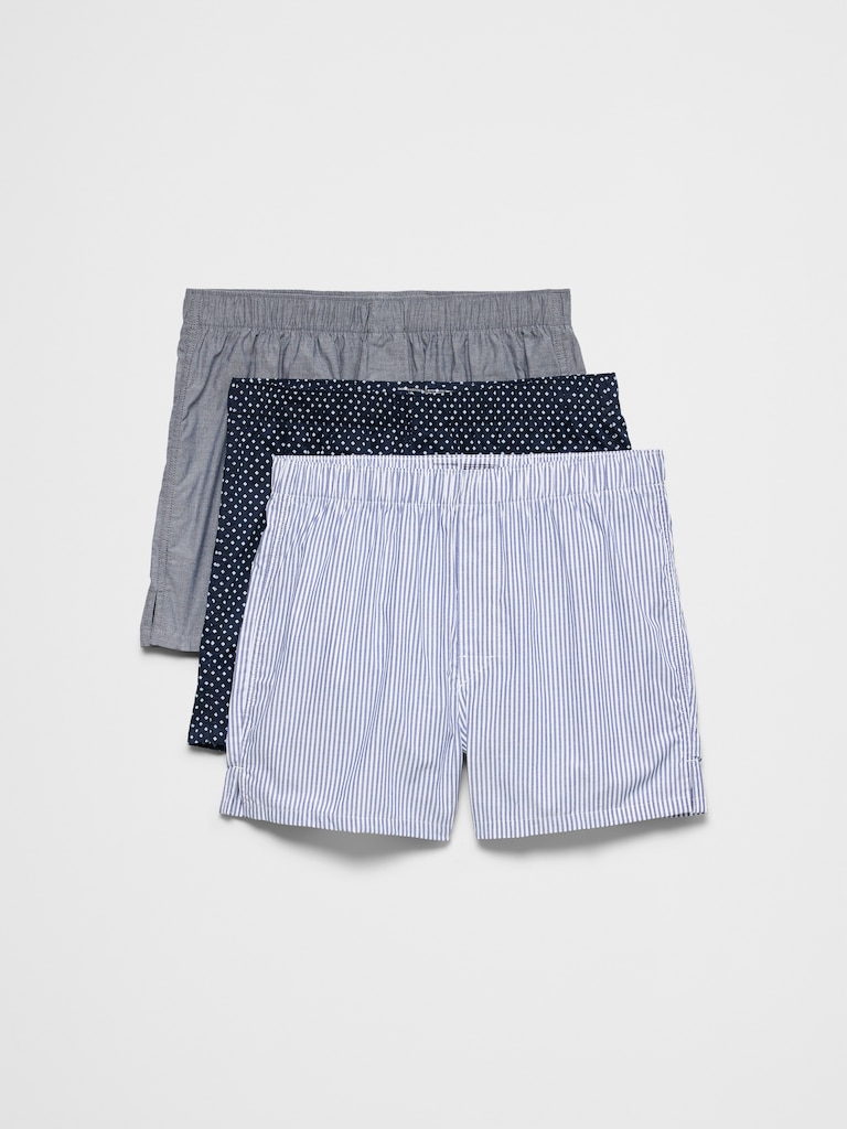 Cotton Boxers (3 Pack)