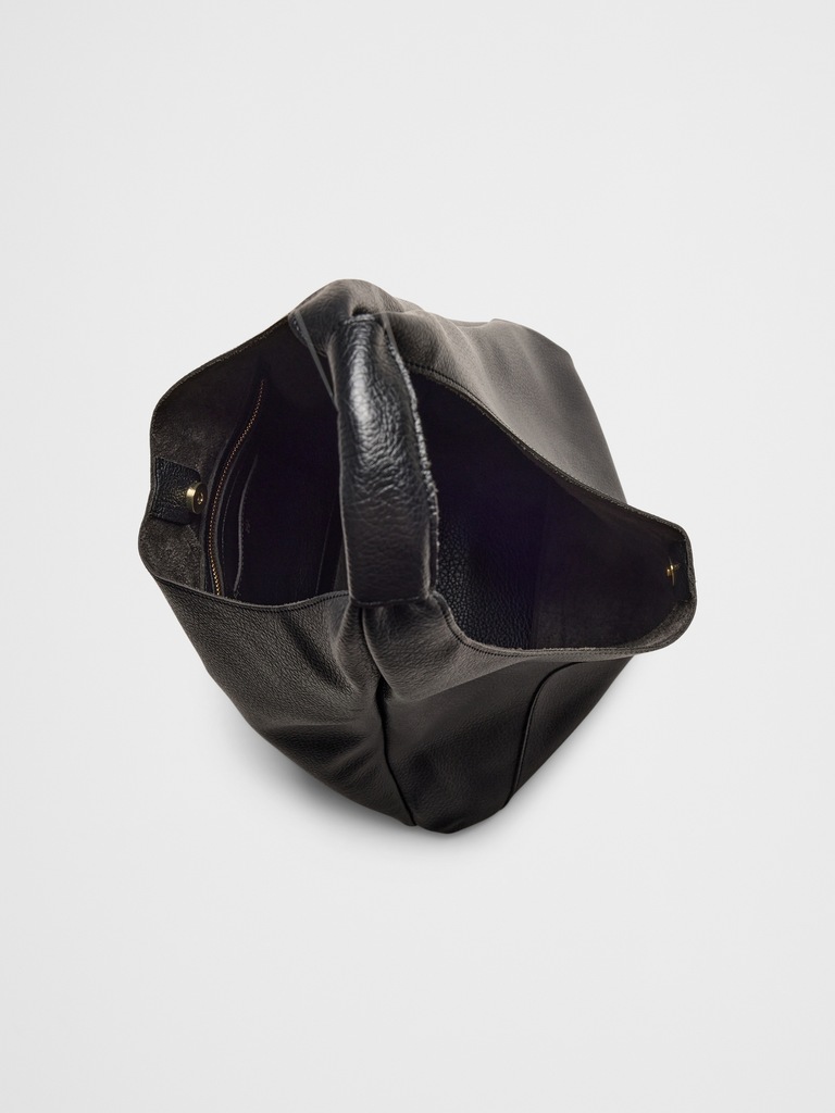 Vegan Leather Slouchy Tote