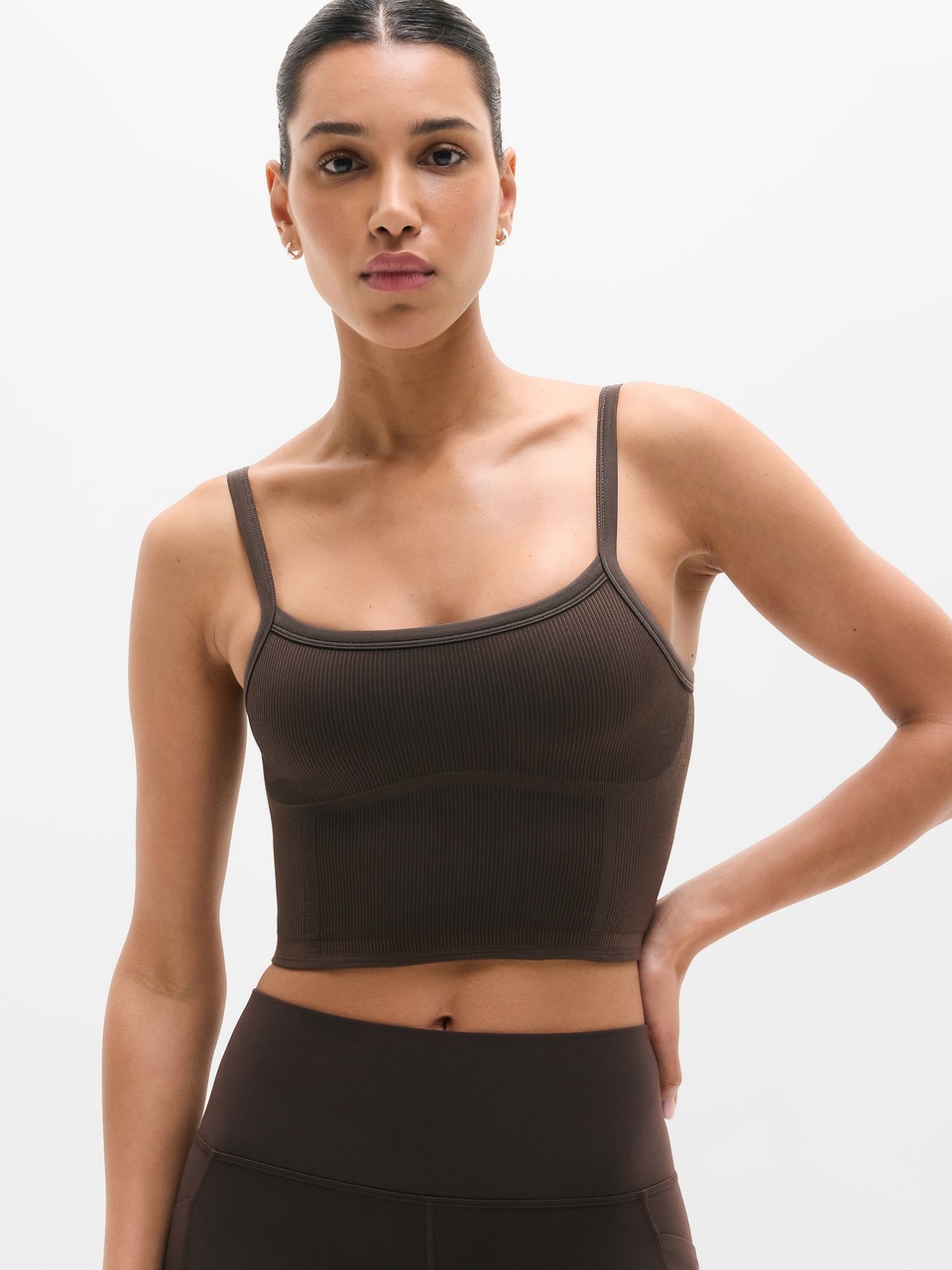V-Neck Hardware One-Piece Swimsuit