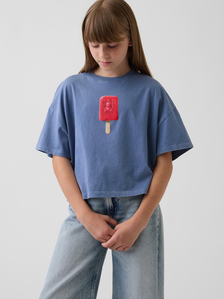 Kids Oversized Graphic T-Shirt