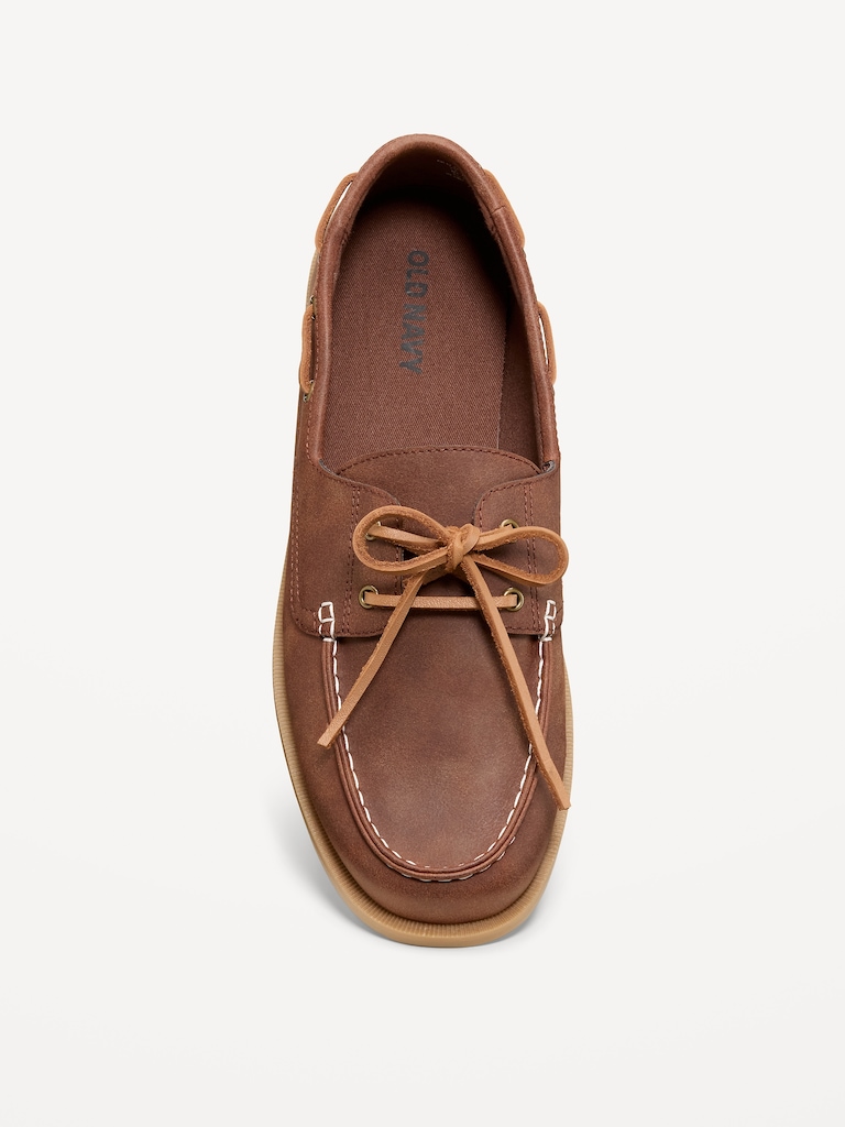 Faux-Suede Boat Shoes for Men