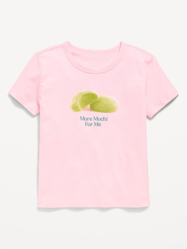 T-shirt à manches courtes à imprimé pour fille