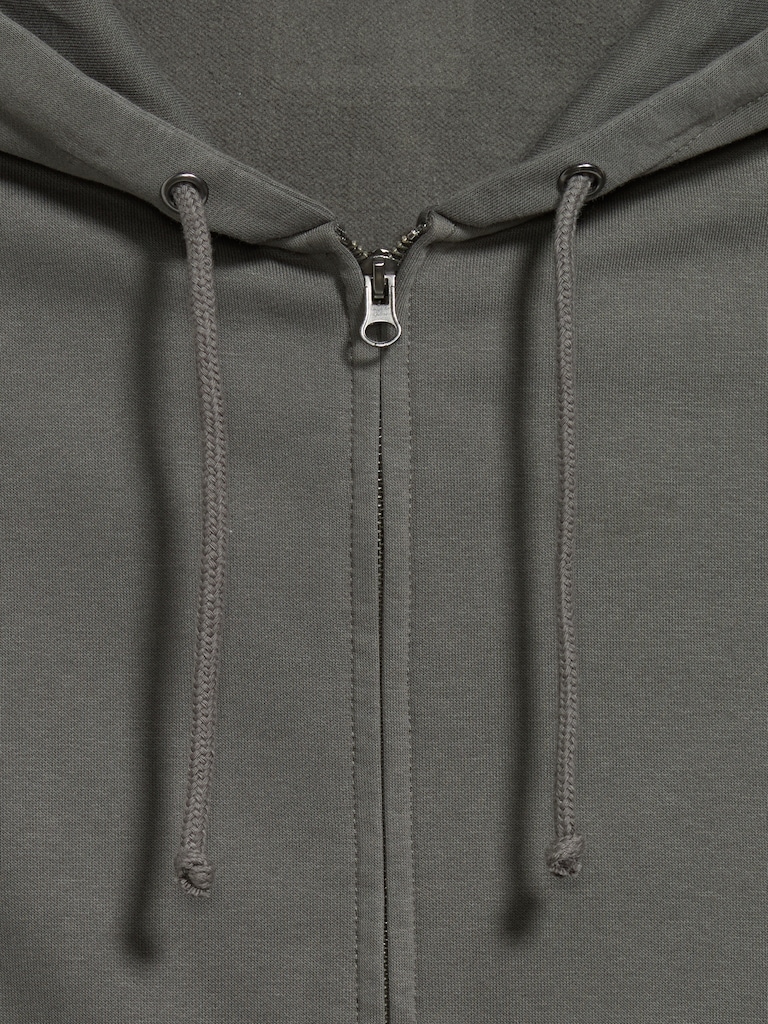 Oversized Heavyweight Full-Zip Rotation Hoodie
