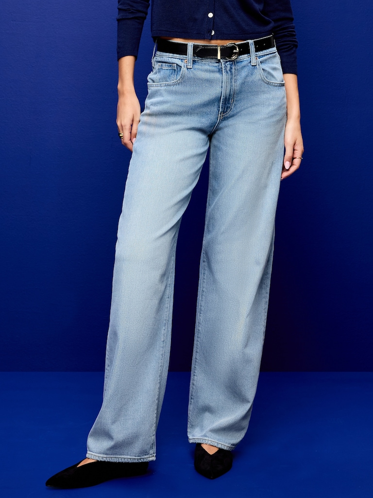 Low-Rise Loose Jeans