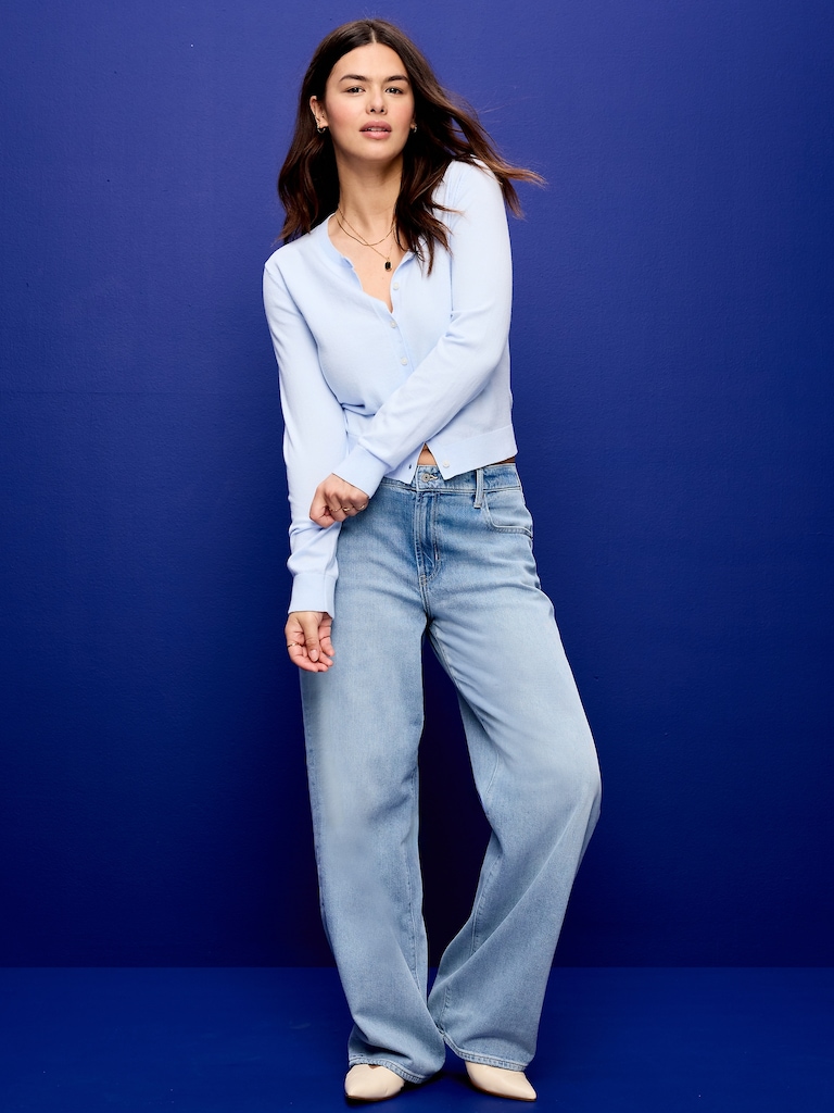 Low-Rise Loose Jeans