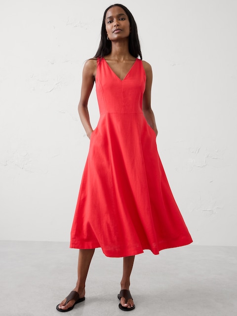Women's Red Dresses | Banana Republic Factory