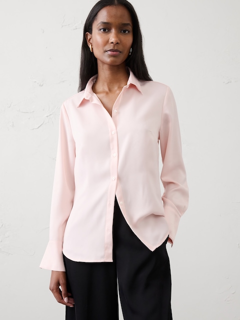 Women's Pink Tops & Blouses | Banana Republic Factory