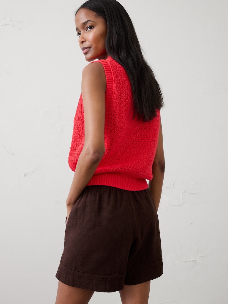 Anyday High-Rise Gauze Short