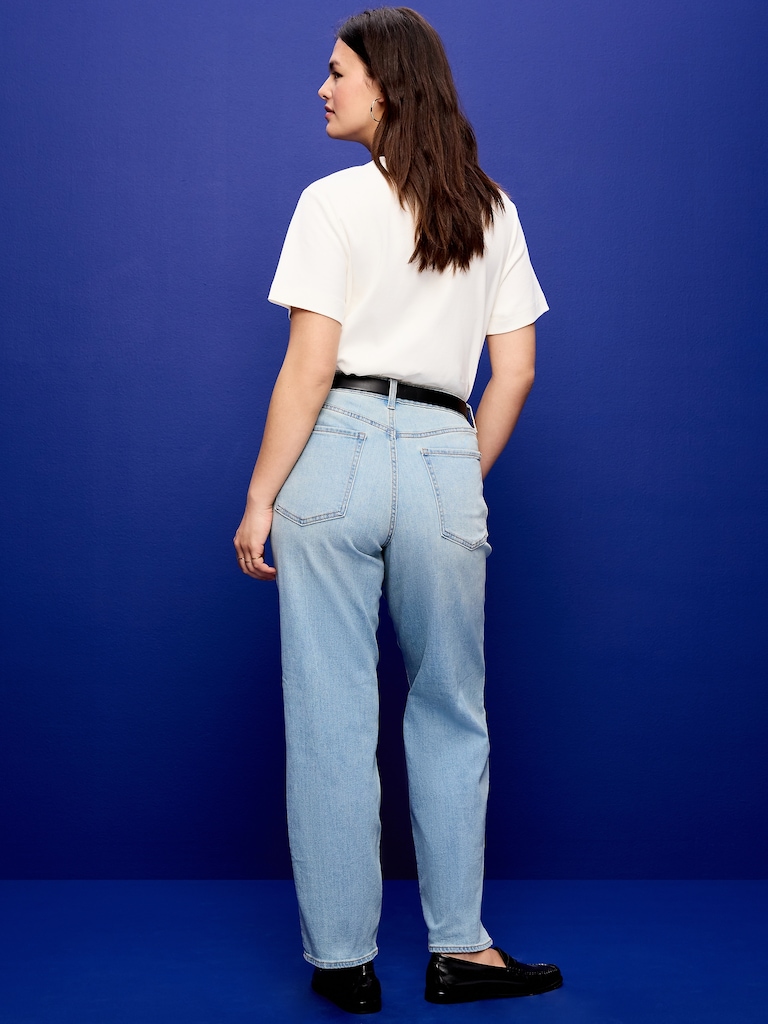 High-Waisted Wow Loose Jeans