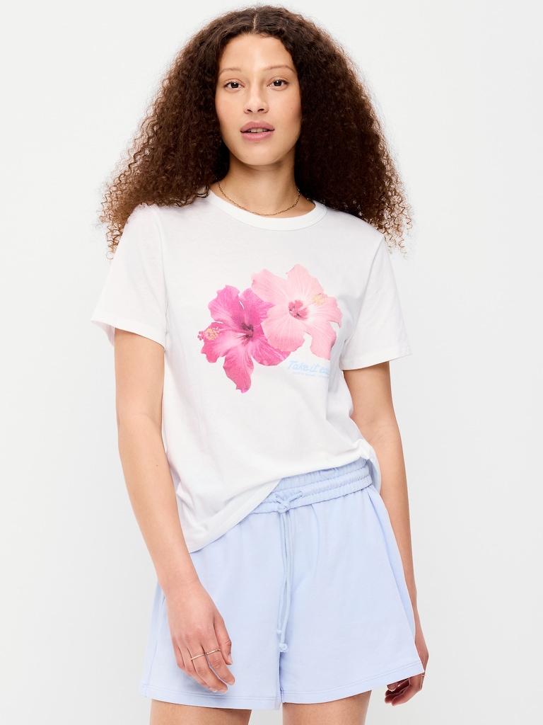 EveryWear Crew-Neck Graphic T-Shirt