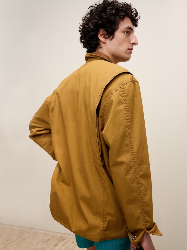 Archive Reissue Walking Jacket with Suede Collar