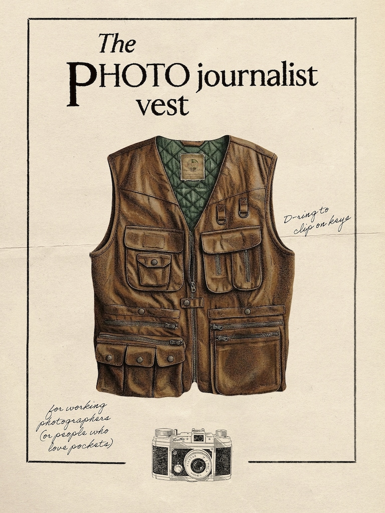 Archive Reissue Photojournalist Vest