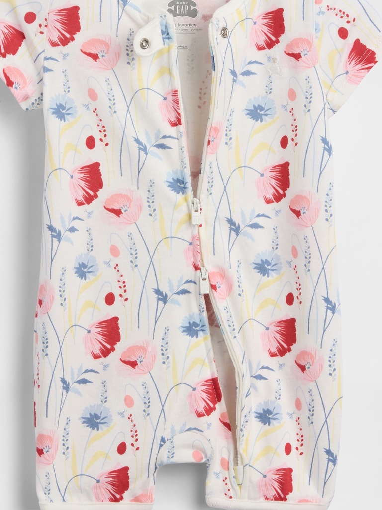 Baby First Favorites Organic Cotton Shorty One-Piece