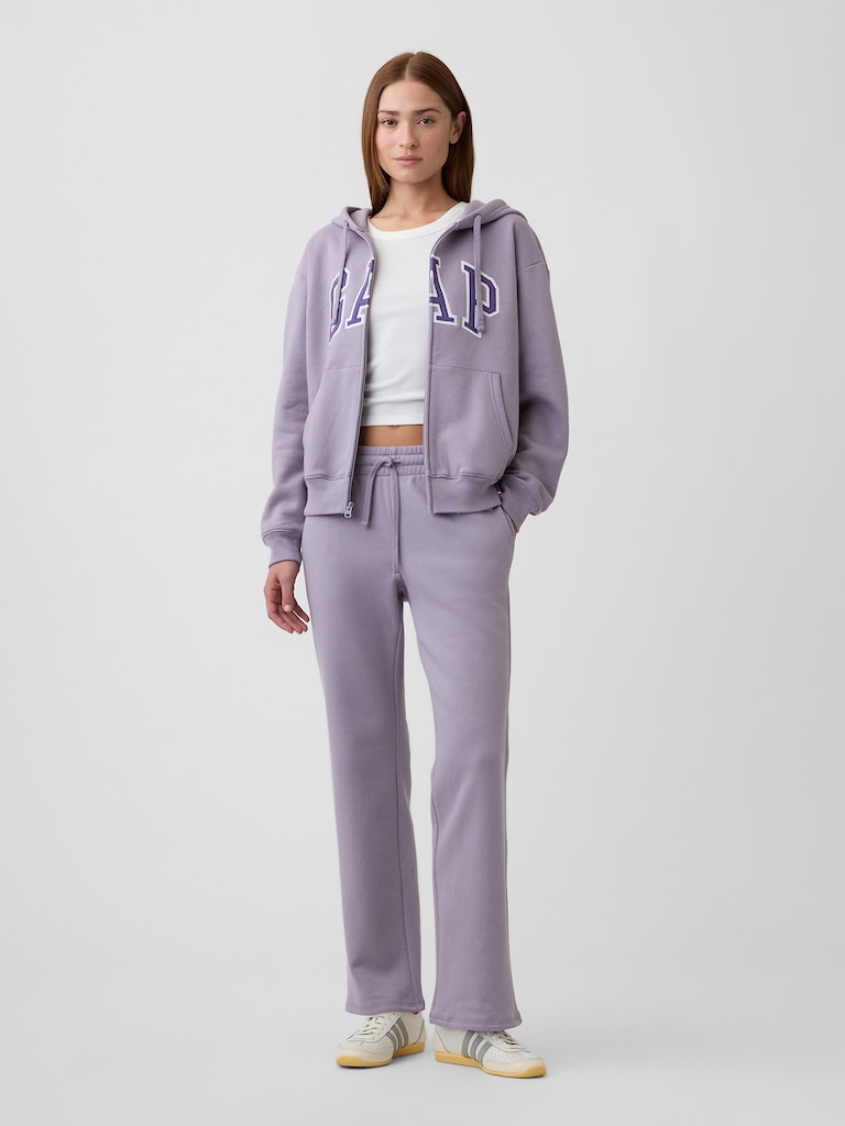 Relaxed Gap Logo Zip Hoodie