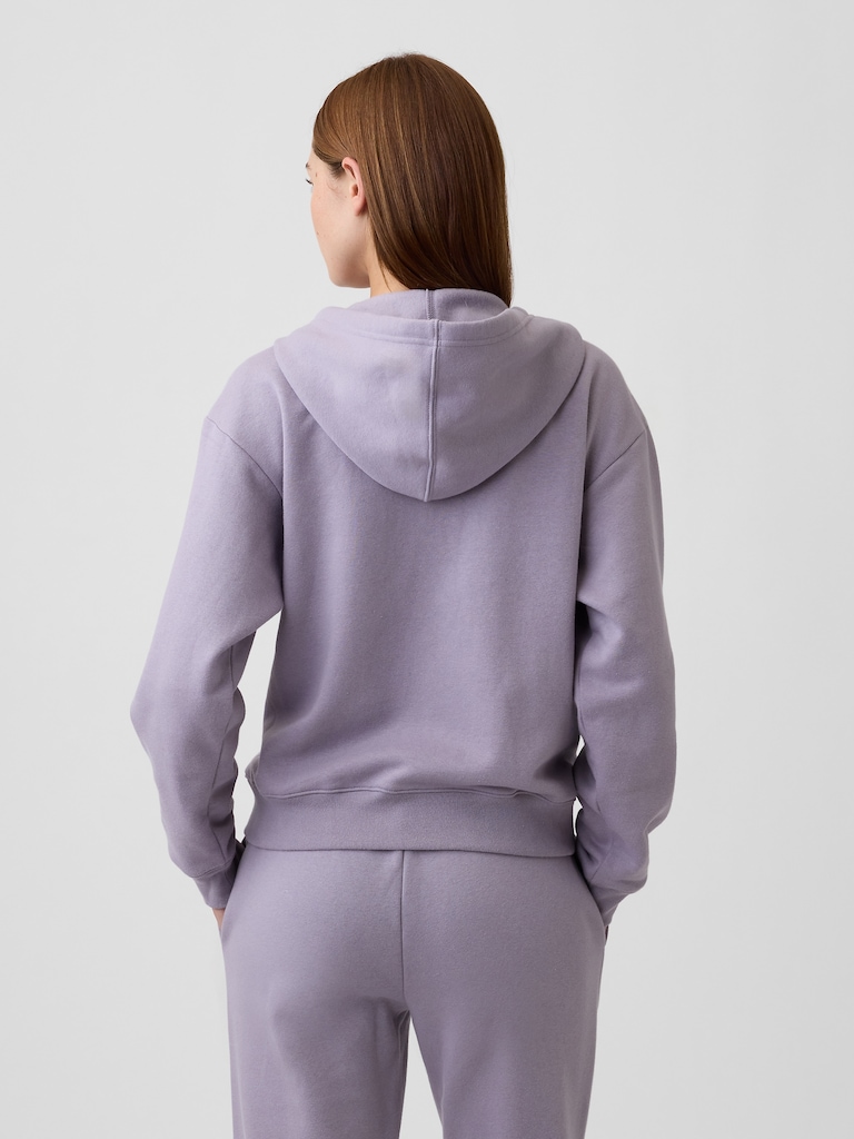 Relaxed Gap Logo Zip Hoodie