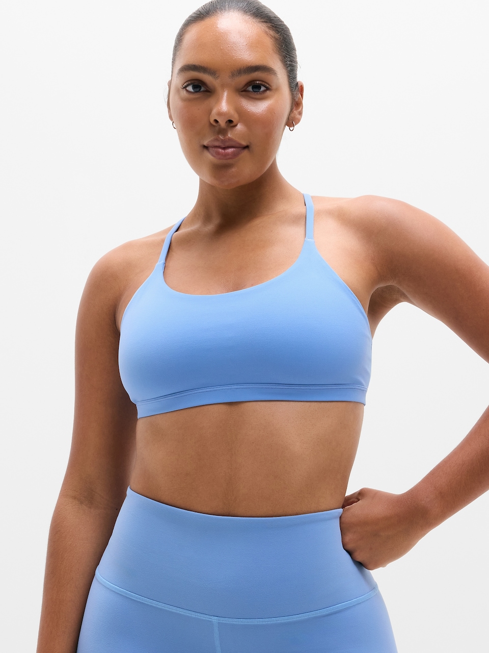 V-Neck Hardware One-Piece Swimsuit