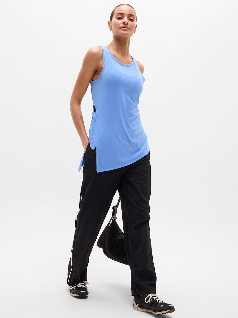 Move With Ease Asym Tie Tank