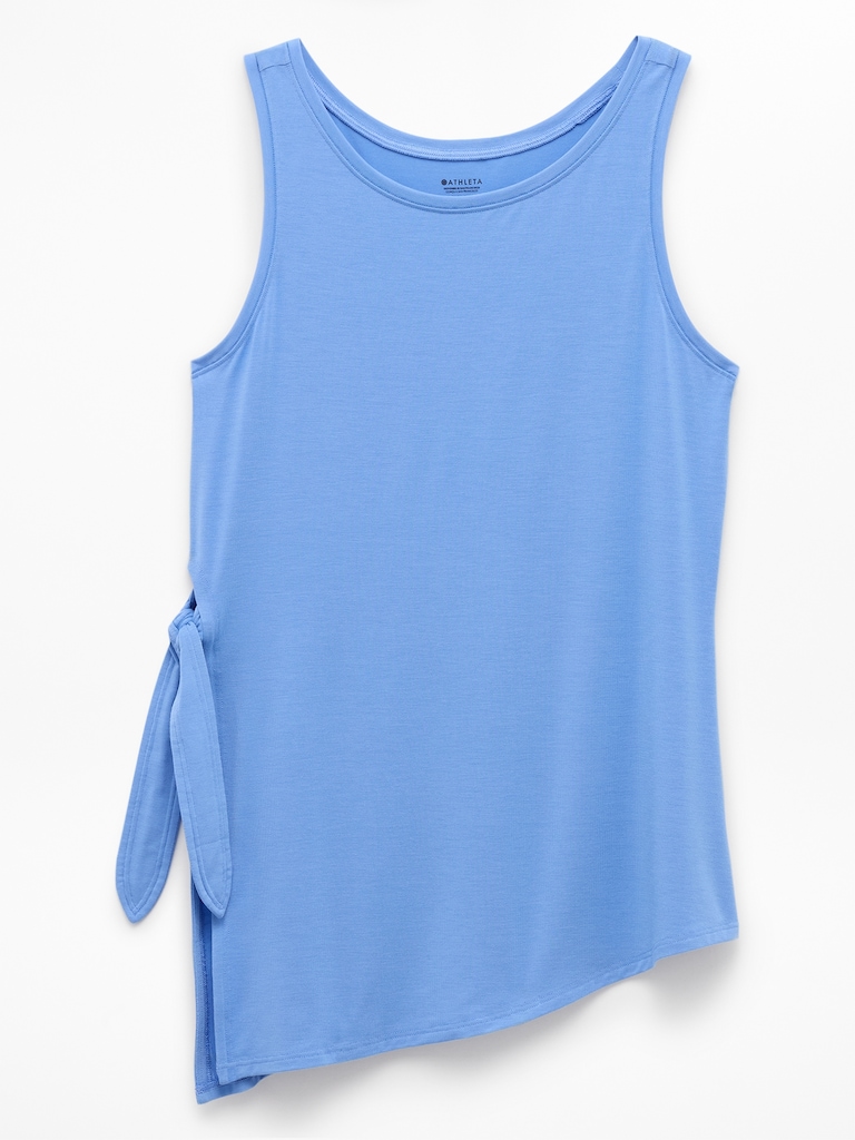 Move With Ease Asym Tie Tank