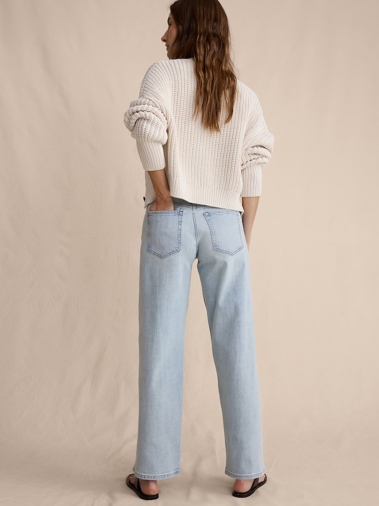 Mid-Rise 90s Loose Crop Jean