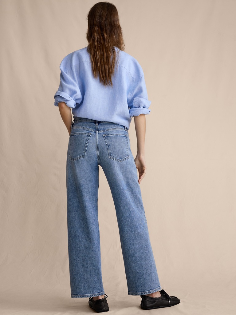 Mid-Rise 90s Loose Crop Jean