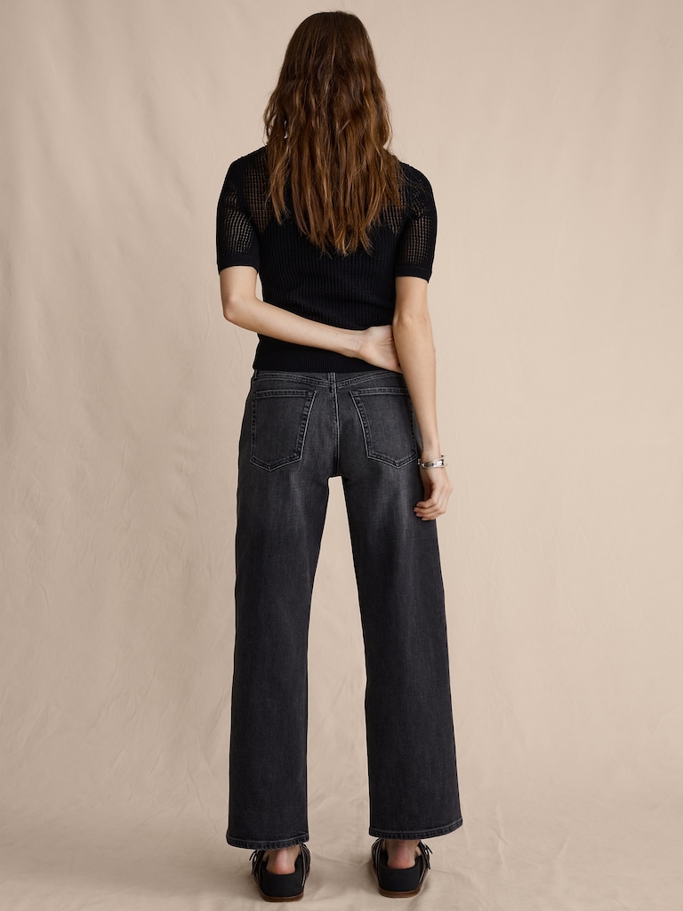 Mid-Rise 90s Loose Crop Jean