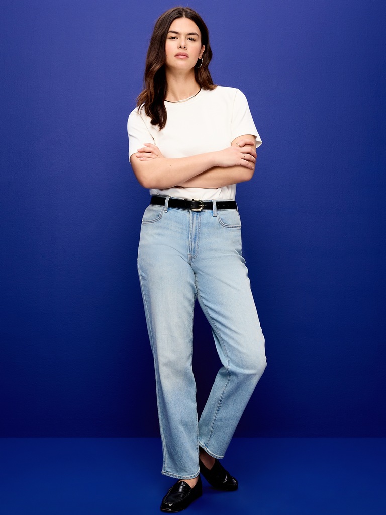 High-Waisted Wow Loose Jeans